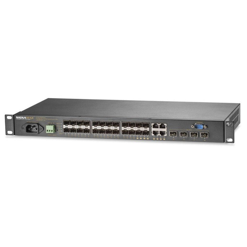 JetStream 24-Port Gigabit and 4-Port 10GE SFP+ L2+ Managed Switch with 24-Port PoE+ | Signamax FO-065-7890FSFPDP