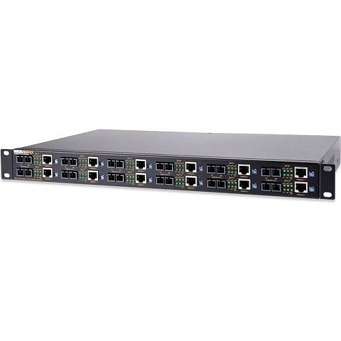 Efficient Network Expansion: Signamax 12-Channel Media Converter 10/100TX to 100FX LC/MM, 2km - FO-065-1200LC74