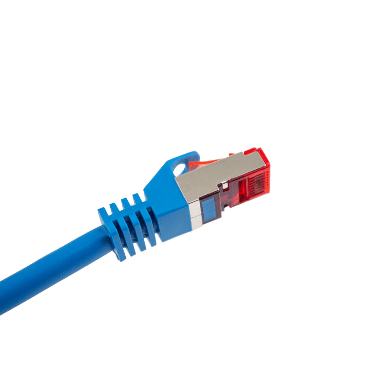 6-in Cat 6A SHIELDED Blue Patch Cable