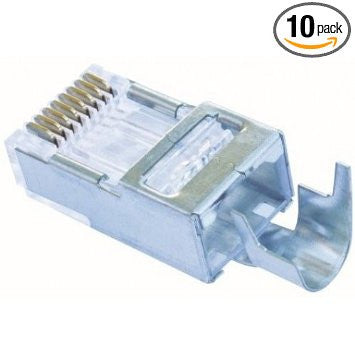 Shielded EZ-RJ45® for CAT5e & CAT6 with External Ground