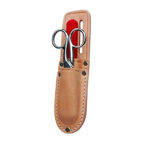 Leather Pouch, Knife and Scissors Kit