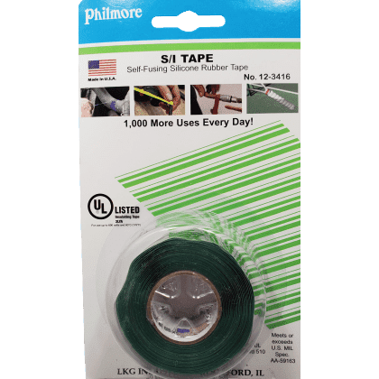 Self-Fusing Silicone Rubber Tape Green