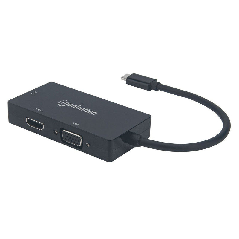 USB-C Male to DVI-I 4K HDMI or VGA