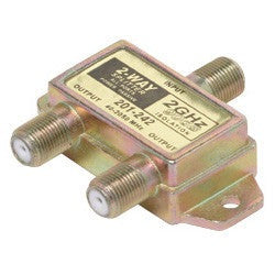 2.4Ghz Satellite Splitter 2 Way DC Power Passing To All Ports