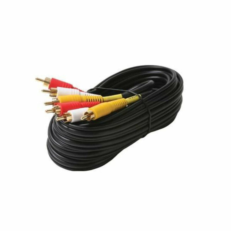 12ft 3-RCA Composite A/V Cable RG59