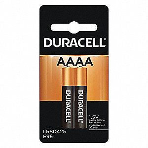 Duracell AAAA Alkaline Battery - 1.5VDC, 2/pkg.