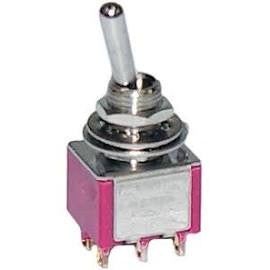DPDT, ON- ON , Miniature Toggle Switch