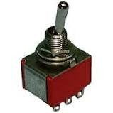 3PDT, ON-ON, Miniature Toggle Switch