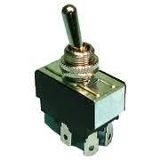 ON-OFF, Heavy Duty Bat Handle Toggle Switch, DPST
