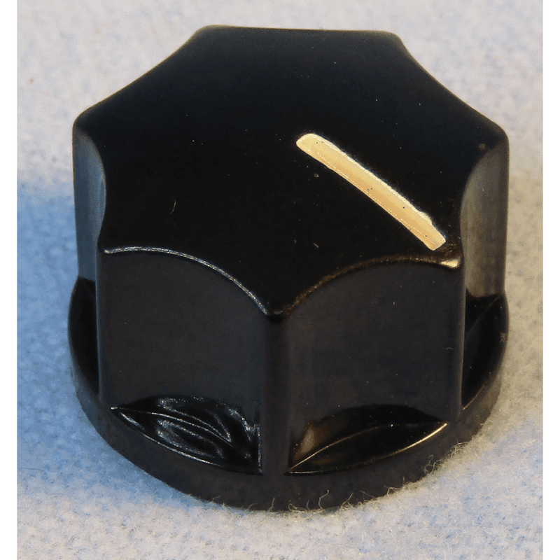 Fluted Knob 1/2in x 3/4in - 1/4in Shaft