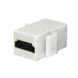 HDMI Keystone Coupler White Insert