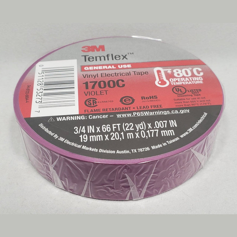 3M™ 3M1700C, Temflex™ Vinyl Electrical Tape 1700, Violet
