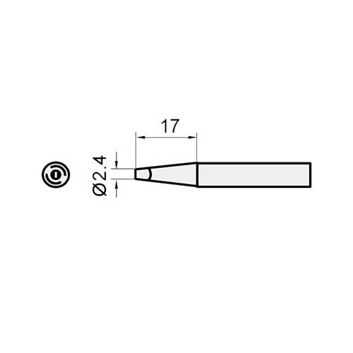 Replacement Tip for SS206E & SS207E 1.6D Type