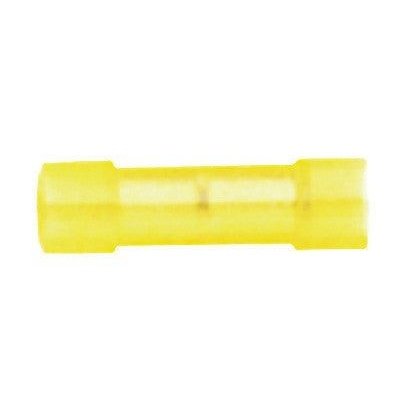 12-10AWG Nylon Insulated Seamless Butt Connectors, 100/pkg.