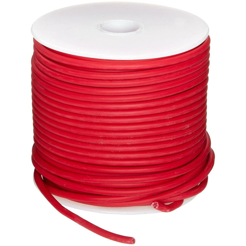 22 AWG Stranded Copper Wire, Red 1000 ft.