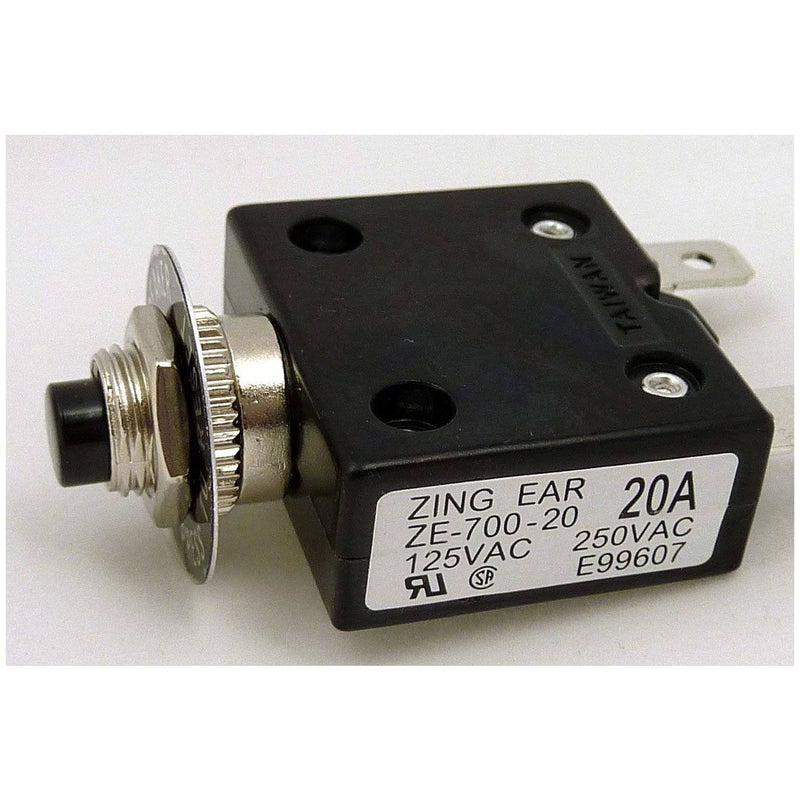 Push Button Thermal Circuit Breaker - 20 Amp