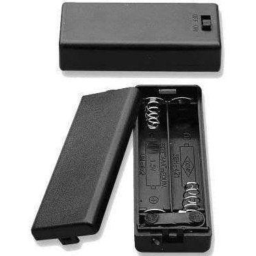 2 AAA Enclosed Battery Case w/Leads