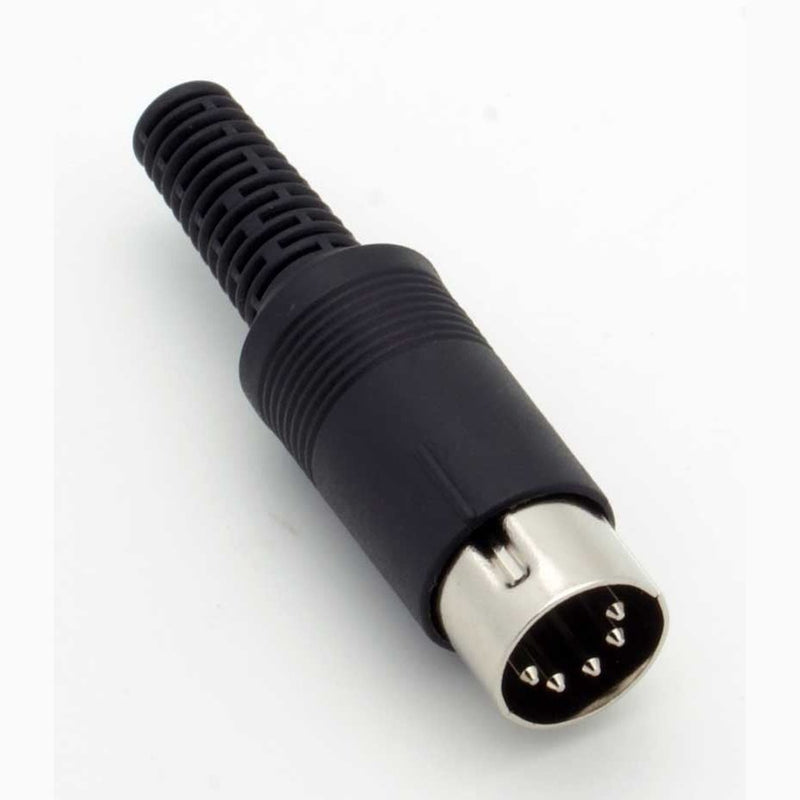 Pkgd DIN Connector 5 Pin/Male Solder Type