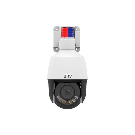 Uniview 5MP Mini PTZ Camera with Tri-Guard Active Deterrence and Two-Way Audio