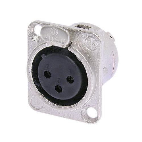 3-pin XLRF Panel Mount Connector