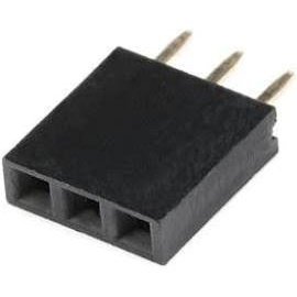 0.1in. Cen PCB Socket 3 Pin Straight