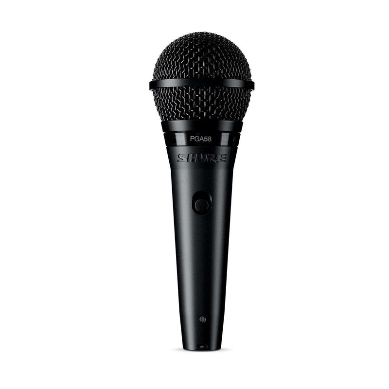 Shure PGA58-LC Cardioid Dynamic Vocal Microphone w/ On-Off