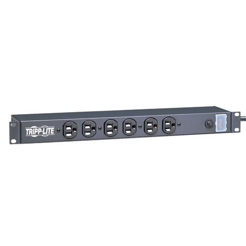 1U 15A Rackmount Power Supply 12-Outlet