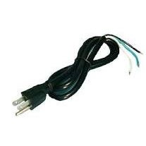 6 ft. AC Power Cord 18AWG x 3-Cond., Black