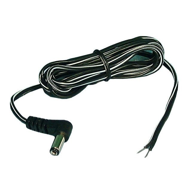 DC Coaxial Plug Power Cord-2.1x5.5mm 6-ft R/A