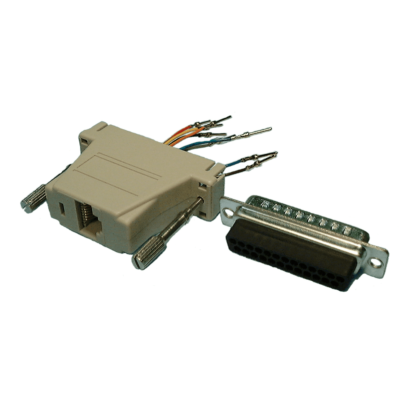 RJ45 to DB25M Interface Adaptor