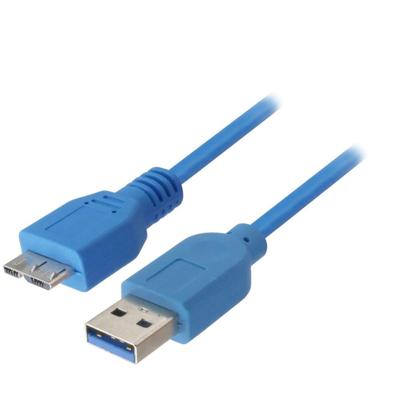 USB 3.0A Male to Micro B Male 6'