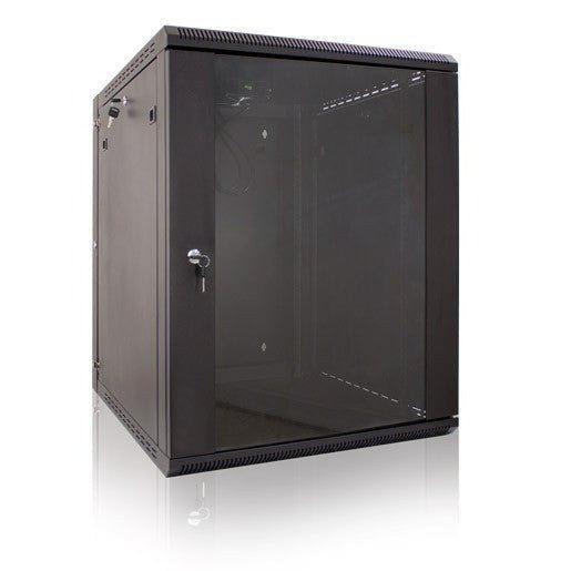 12U Wall Mount Enclosure w/Fan Vertical Cable 047-WHS-1260