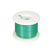 22 AWG Stranded Copper Wire, Green, 25 ft.