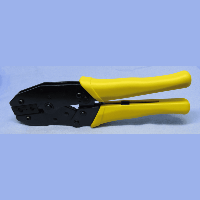 Ratchet Crimp Tool with Interchangeable Dies RG58, 59, 1/16pin
