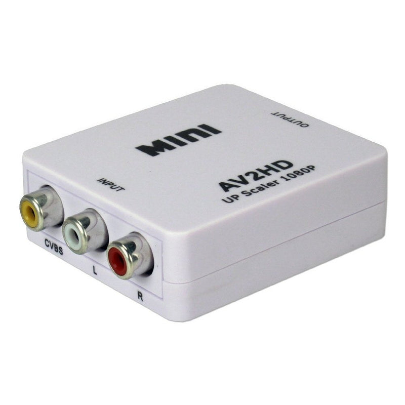 Composite Audio & Video to HDMI Upscaler