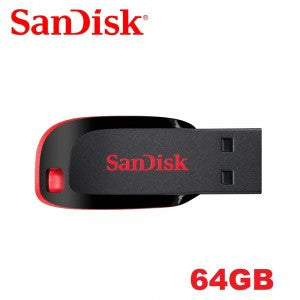 Sandisk | USB 2.0 Cruiser Blade 64GB Flash Drive