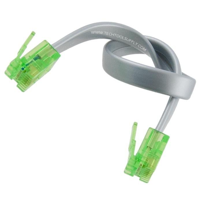 Cable Assembly: RJ12 No-Fault Cable. 7.5 inch