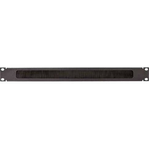 1U Network Brush Panel, 19” Rack Mount