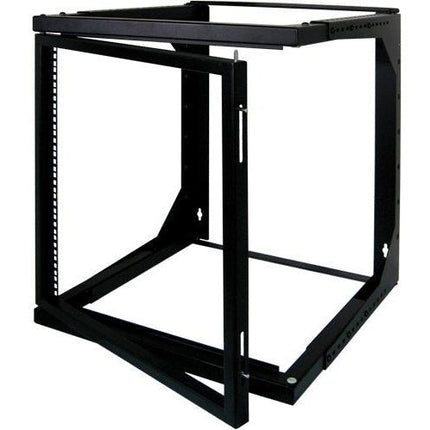 12U Adjustable Depth Swing Out Wall Mount Rack