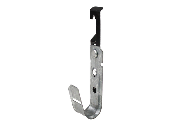 3/4‑inch J‑Hook with Bat Wing for 1/4‑inch Rod