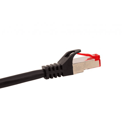 Cat 6A Shielded Patch Cable 1 ft. BLACK