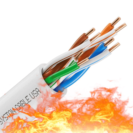 White Cat 5e Plenum-Rated UTP Cable, 1000 ft.
