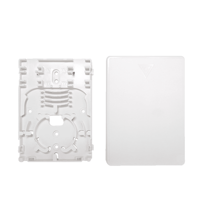 2-Port Fiber Terminal Box – White