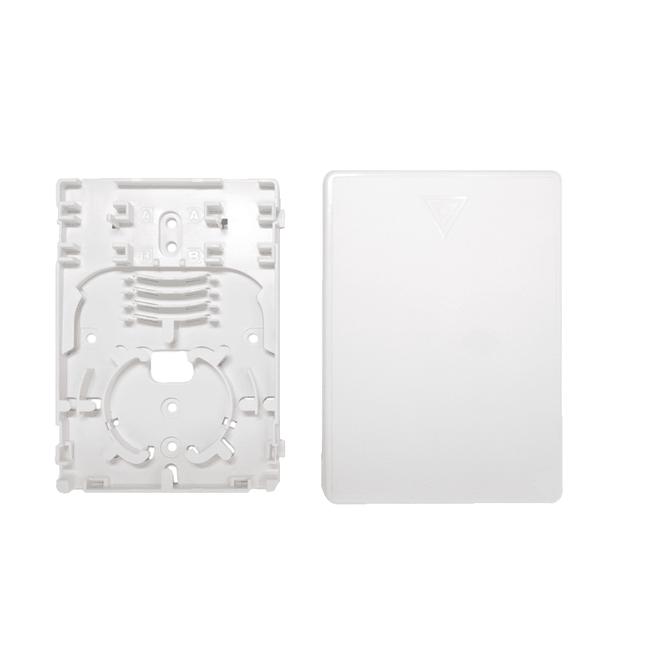 2-Port Fiber Terminal Box – White