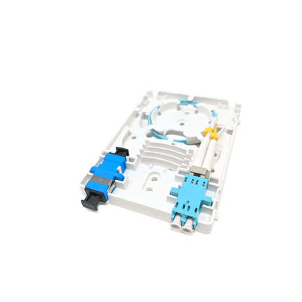 2-Port Fiber Terminal Box – White
