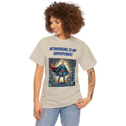 Networking Superpower Tee: Exclusive for Low Voltage & IT Pros