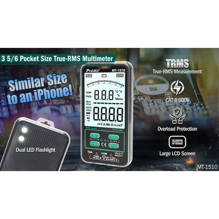 Eclipse Tools MT-1510 Smart True-RMS Multimeter