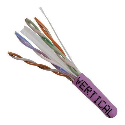 Vertical Cable 161-107/PR - BULK LOT 35K' - TAA-Compliant Cat 6 Riser Cable, Purple