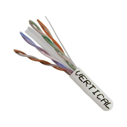 TAA-Compliant White Cat 6 Riser Cable - BULK LOT 35K' - Vertical Cable 161-109/WH