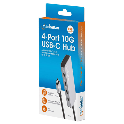 4-Port 10G USB-C Hub